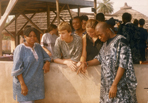 Batik and dyeing